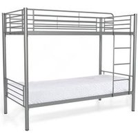 Litera Metálica Doble 90 cm AS-110 + Colchón 90x190 cm