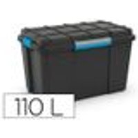 Contenedor Plástico Cep Scuba 110 L 460x445x735 mm con 4 asas y ruedas