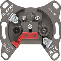 Axing SSD 5-18 Enchufe 18 dB Toma de Cascada para Antena Satélite Unicable (sat, TV, FM Radio)