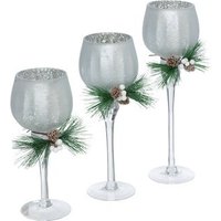 Tarro Vela Con Ramas X3 40cm