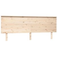 Cabecero de Cama Madera Maciza de Pino 204x6x82,5 cm Vidaxl