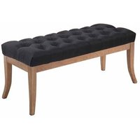 Banco Recibidor Ramses en Tela y Madera 38x100x46 cm