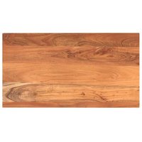 Tablero de Mesa Rectangular Madera Maciza Acacia 120x70x2,5 cm Vidaxl