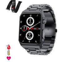 Dam Smartwatch E530 - Detección de Glucosa, Monitor de Tensión y O2, ECG, Pantalla 1,91"