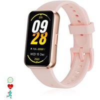 Dam Brazalete Inteligente T54b con Monitor de Tensión y O2, Modos Deportivos, Notificaciones de Apps