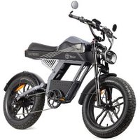 Bicicleta Eléctrica Youin BK7100 Fat Bike 20\" 100 km autonomía, frenos hidráulicos, suspensión total, cambio Shimano Altus, pantalla LCD