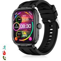 Dam Smartwatch M106 con doble correa (silicona + nylon) - Notificaciones, monitor de salud y modos deportivos
