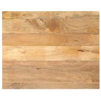 Tablero de Mesa Rectangular de Madera Maciza Mango 100x80x3,8 cm