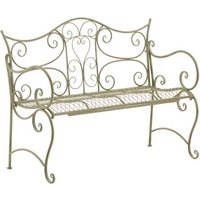 Clp Banco De Jardín Tara Metal Antiguo 47x113x89 Cm