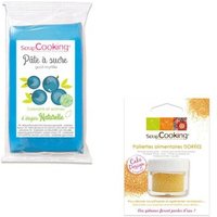 Pasta de azúcar sabor arándano 250 g