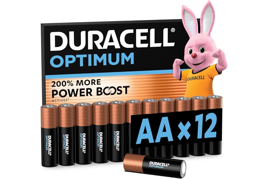 Pilas AA Duracell Optimum 12 unidades 1.5V