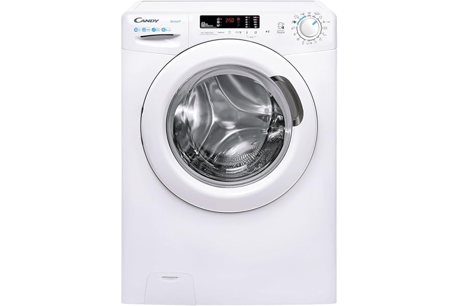 Lavadora Candy Smart CS 14102DE/1-S 10 kg 1400 rpm con pantalla digital, NFC y asistente de voz