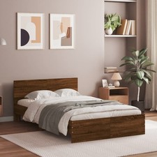 Estructura de Cama con Cabecero Somier Mueble de Madera de Ingeniería