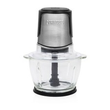 Trituradora eléctrica 1 L cuenco de vidrio con 2 cuchillas de acero inoxidable