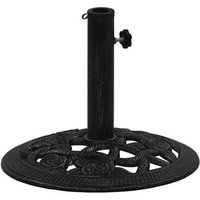 Base de sombrilla de hierro fundido 40x40x32 cm Vidaxl