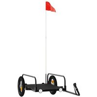 Vidaxl Remolque para Bicicletas 122x53x31 cm