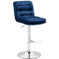 Taburete de Bar Damar en Terciopelo 56x42x94 cm