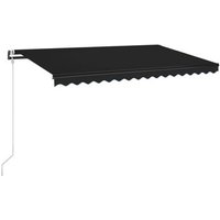 Toldo Automático LED Sensor de Viento 400x350 cm Vidaxl