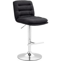 Taburete de bar de damar en tela 56x42x94 cm