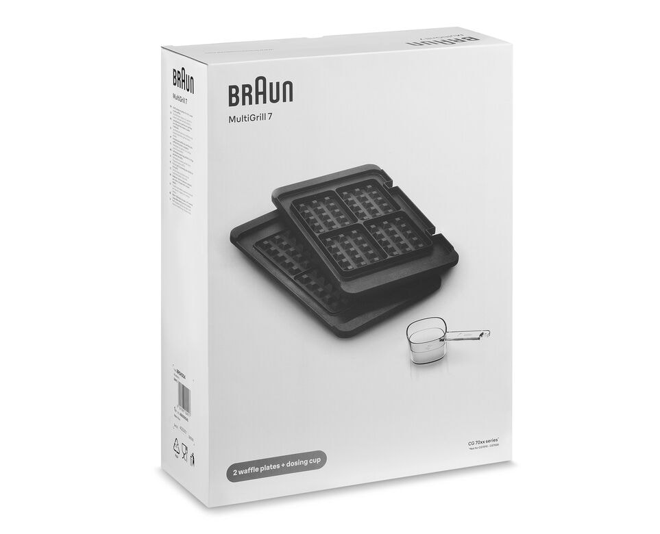 Set de placas de gofres para MultiGrill 7