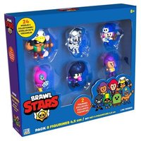 Pack de 8 Figuras Brawl Stars 4,5 cm con 2 exclusivas