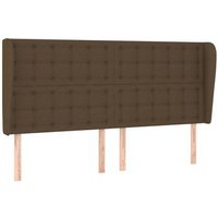 Cabecero de Cama Panel con Orejas de Tela 203x23x118/128 cm (CFW425383)