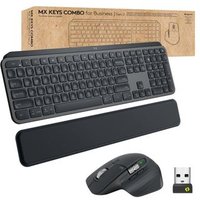 Logitech MX Keys Combo Gen 2 para negocios con teclado y ratón inalámbricos (Bluetooth) QWERTY italiano