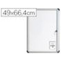 Vitrina de anuncios Bi-office con fondo magnético, extraplana interior 490x664 mm