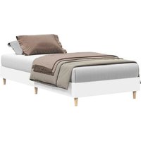Estructura de cama de madera 90x190 cm (sin colchón)