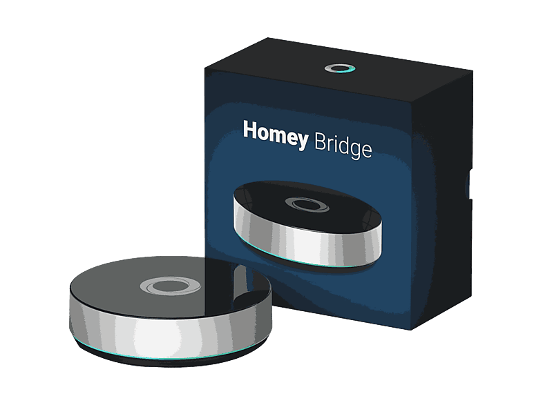 Puente inteligente Homey Bridge compatible con Homey, Google Assistant, Amazon Alexa y Apple Siri, Wi-Fi y Bluetooth