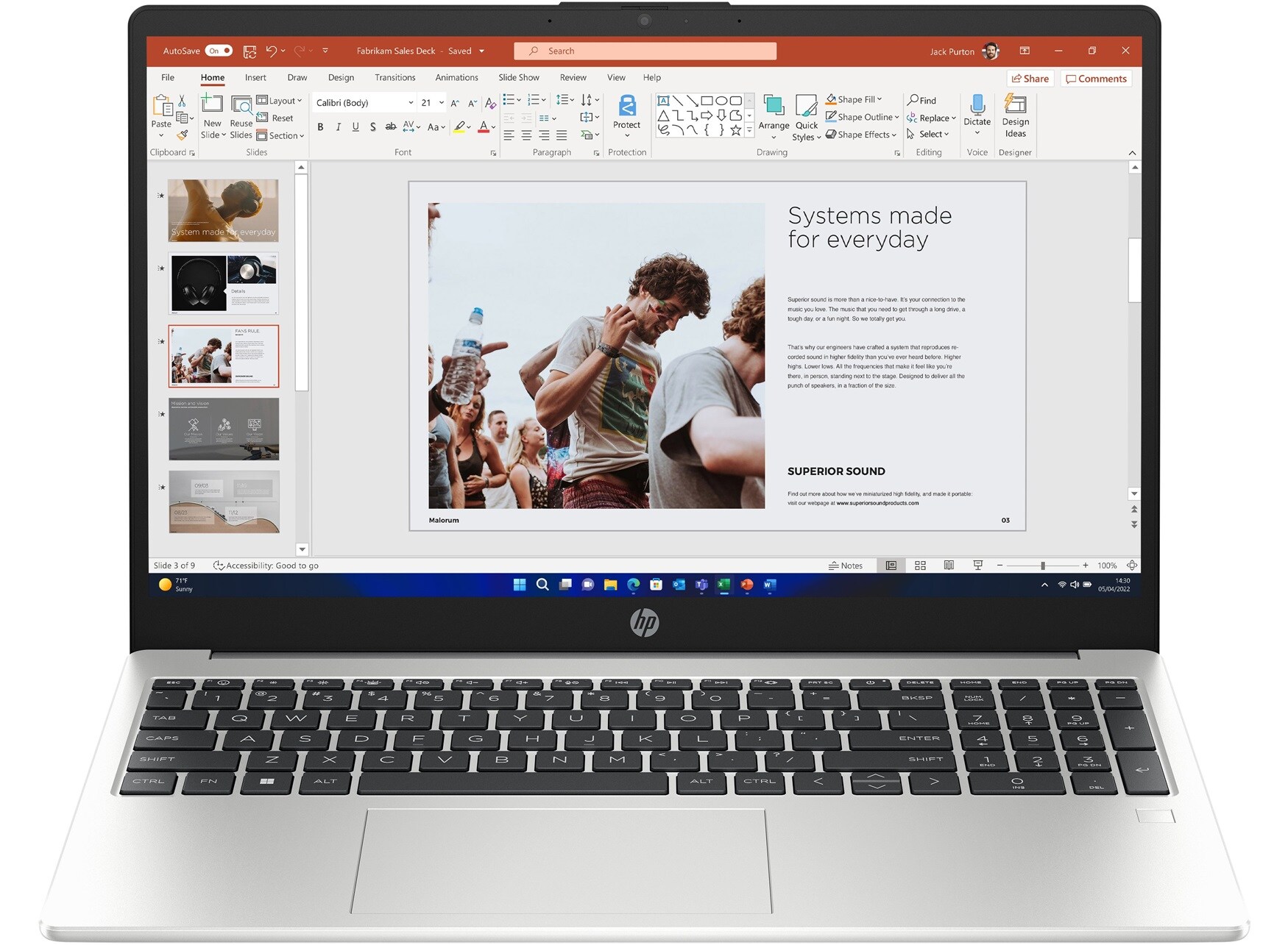HP 250 G10 8GB RAM 256GB SSD