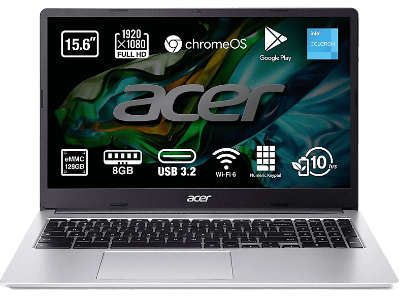 Acer Chromebook CB315-4H-C4BQ 15.6" Full HD 8GB RAM 128GB eMMC