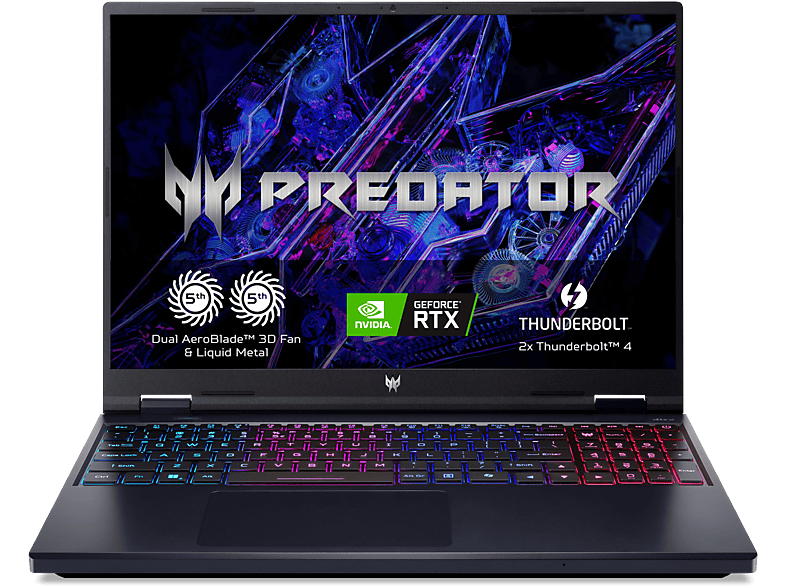 Acer Predator Helios Neo 16 PHN16-72, 16 GB de RAM, 1 TB SSD, Intel Core i7‑14700HX, 16" WQXGA