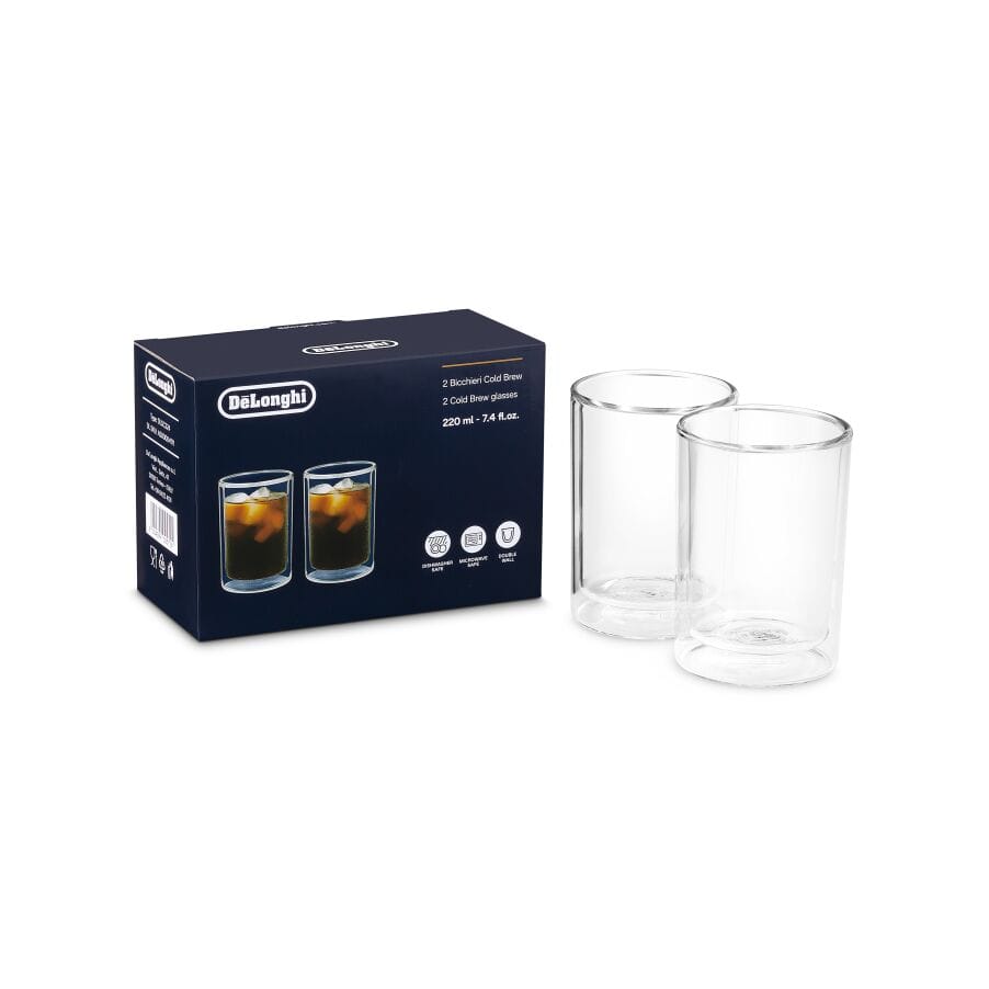 Vasos de doble pared para infusión en frío 220 ml (paquete de 2)