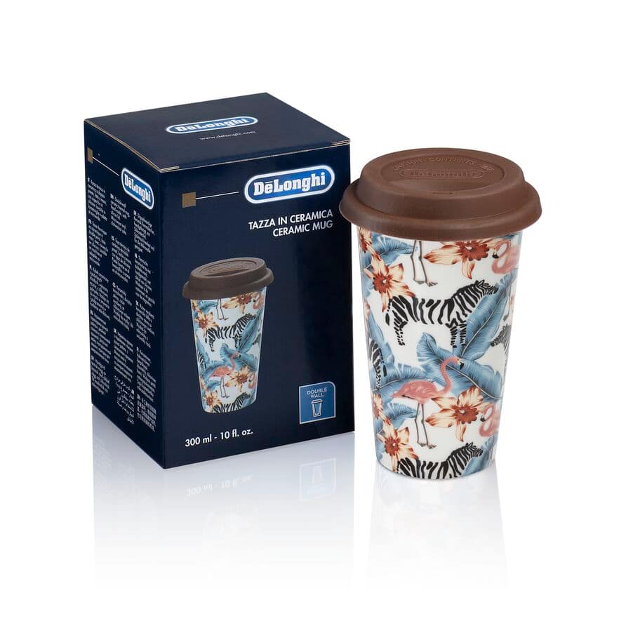 De'Longhi Taza de cerámica de doble pared 300 ml DLSC067