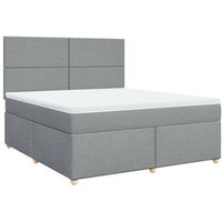 Vidaxl Cama Box Spring con colchón de tela 180x200 cm