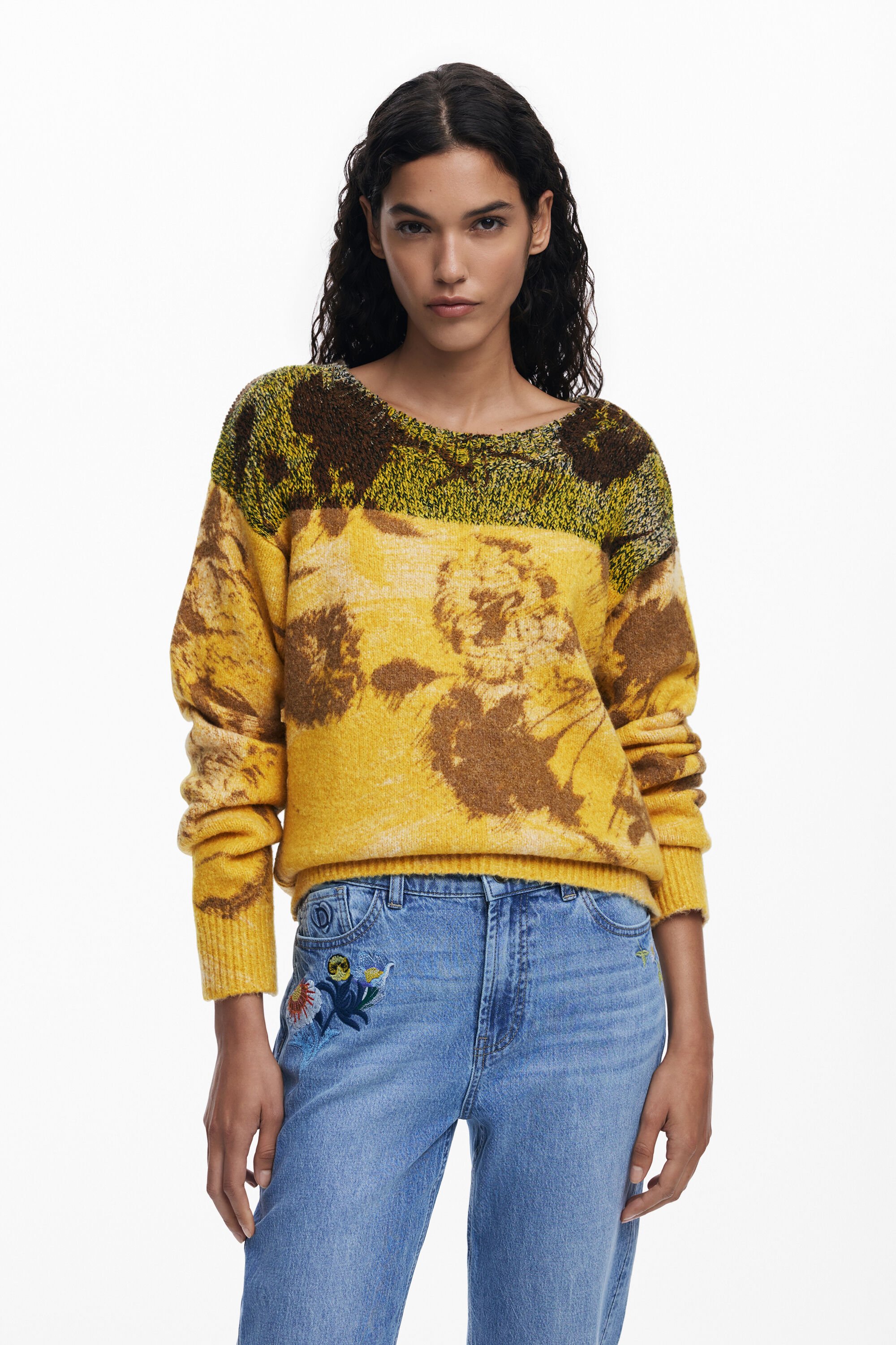 Desigual Jersey Jaqueard para hombre