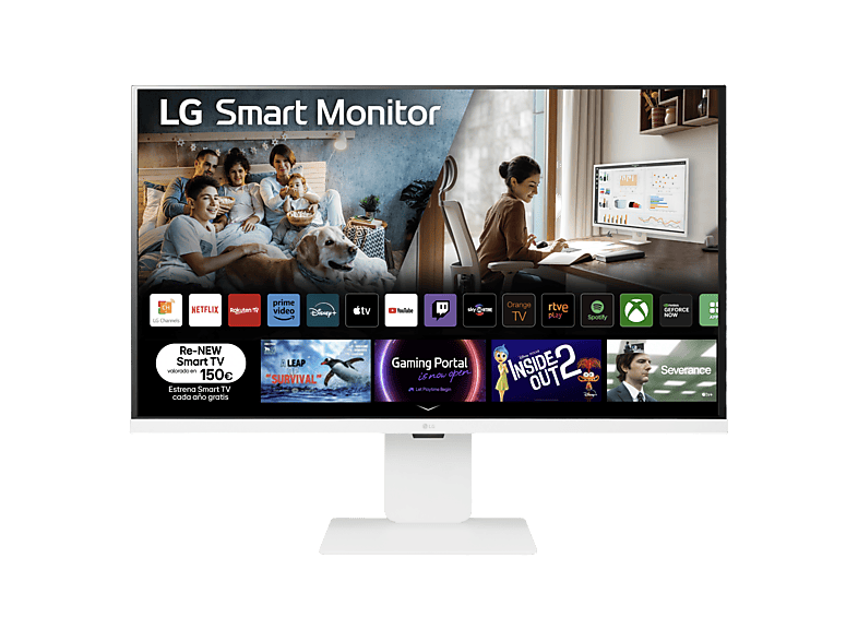 LG 32U850SA-W Monitor 32\" UHD 4K 60Hz IPS HDR10 Smart con altavoces