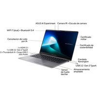 Portátil Asus Pro 90NX0861-M00EA0 Intel Core Ultra 7 14" con 32 GB RAM y 1 TB SSD, Windows 11 Pro