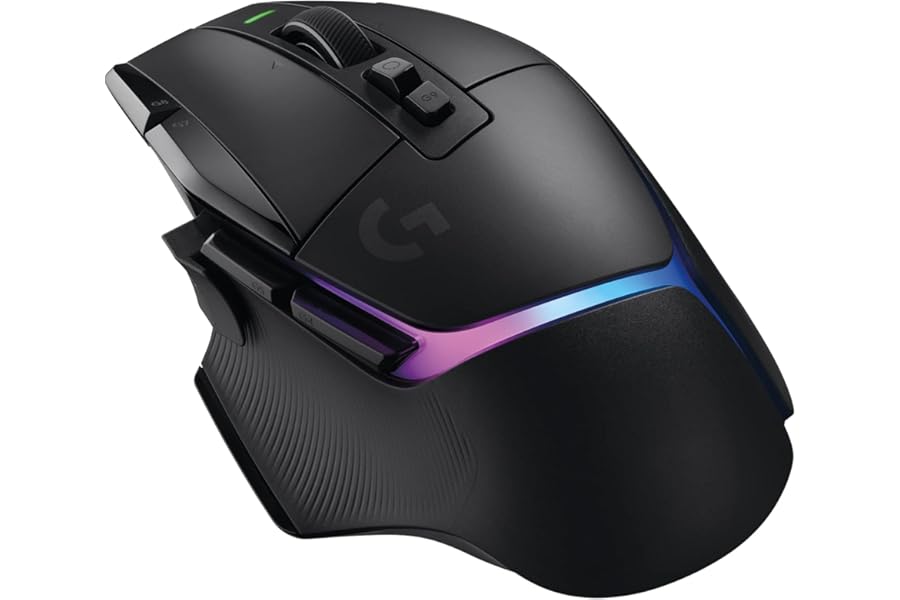 Logitech G502 X PLUS LIGHTSPEED - Ratón inalámbrico RGB con interruptores LIGHTFORCE