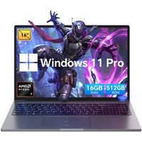 Portátil Blackview Gamibook 8 Gaming Laptop 16" AMD 7735HS 16GB RAM 512GB SSD Windows 11 Pro