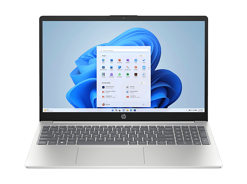 Portátil HP 15-fc0189ns 15.6" Full HD con AMD Ryzen 5 7520U, 16 GB RAM, 512 GB SSD, Windows 11 Home