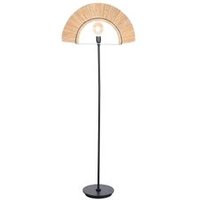 Lámpara de pie de yute y hierro 56x26x152