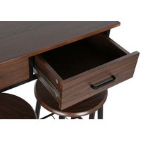 Mesa Set 3 Metal MDF 80x50x84 cm