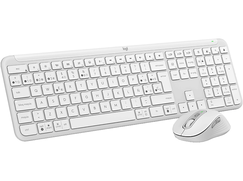 Logitech MK950 Pack Teclado + Ratón Inalámbrico BT/USB Logi Bolt Personalizable Multidispositivo