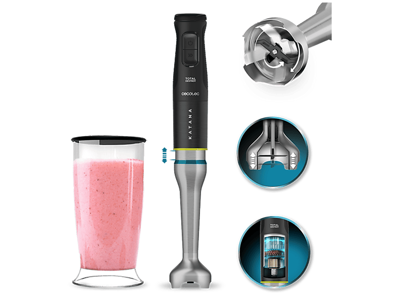 Batidora de mano Cecotec Katana 15 TotalDestroy Jar B