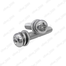 Arandela de resorte plano con cabeza de sartén Phillips 304 M1,6-M8