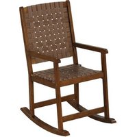 Silla Mecedora De Jardín Costway 80x56x106 cm