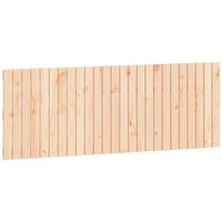 Cabecero de cama de pared de madera maciza de pino 159,5x3x60 cm Vidaxl