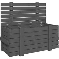 Caja de Almacenaje de Madera Maciza de Pino 91x40,5x42 cm Vidaxl